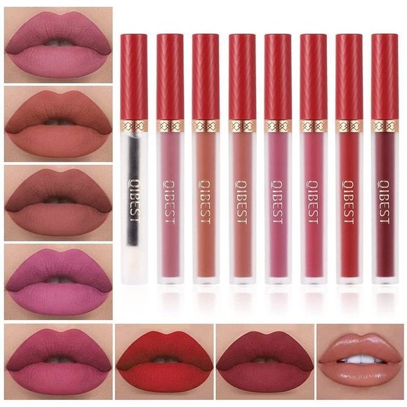 8pcs Matte Liquid Lipstick with Lip Plumper Makeup Set - Picture 1 of 6